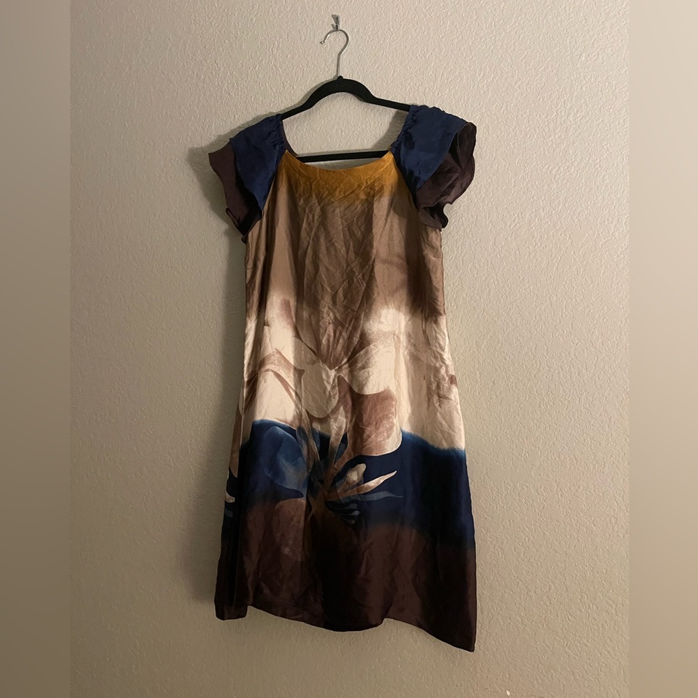 Zara mini dress 100%silk